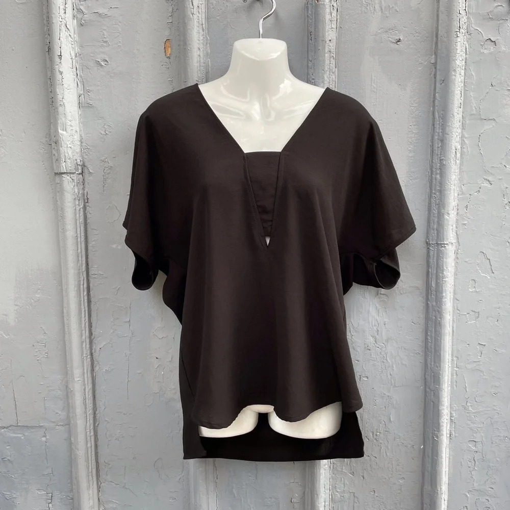 Luna Black Blouse,  size Small
